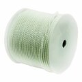 Lehigh Group/Crawford Prod Wellington Rope, 3/8 in Dia, 500 ft L, Nylon, Silver/White 16220